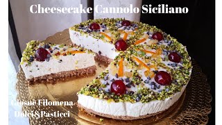 Cheesecake Cannolo Siciliano [upl. by Letsou]