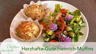 Herzhafte ParmesanMuffins mit gutem Heinrich Spinat guterheinrich parmesan muffins [upl. by Lua250]