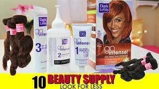 How to Dye Virgin Hair with Box Dye► Dark and Lovely Go Intense Radiant Copper [upl. by Marpet]