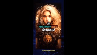 Leo Zodiac Sign Personality Traits 21 Secrets [upl. by Akialam]