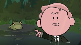 David Attenborough HATES Toads  Animated [upl. by Ladd843]