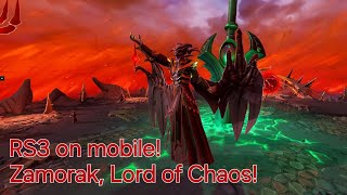 RS3 on mobile Zamorak Lord of Chaos 150 enrage ft Aleman [upl. by Bovill358]