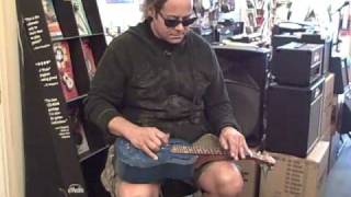 Ukulele Colin John plays Beltona slide Ukulele at Hilo Guitars amp Ukuleles [upl. by Eyar52]