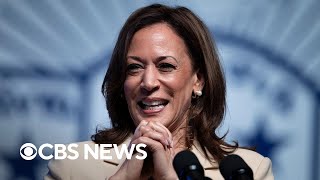 Harris campaign releases video showing Trump mug shot [upl. by Assirual]