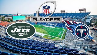 Jets  Titans Divisional Round Playoffs NFL Pro Era 25 gameplay [upl. by Yanahc]