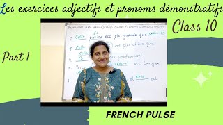 Les exercices adj et pron deÌmonstratiffrench [upl. by Annayhs334]