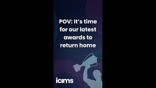 POV Our latest iCIMS awards return home [upl. by Schear]