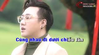 KARAOKE NHÌN VÀO MƯA TRUNG QUÂN IDOL HẠ TONE YouTube 360p [upl. by Chernow]