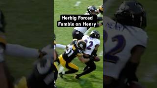 Nick Herbig forced a fumble within the 1st min of the game 😤PITvsCLE 1121 • 815 PM • Prime Video [upl. by Bowen966]