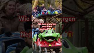 En… hij blijft ook weer slapen op Duinrell 🤩🎁 duinrell shorts pretpark attractiepark [upl. by Vaenfila]