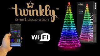 Twinkly Light Tree  Smart App Controlled and 4 meters tall with 750 leds [upl. by Eenahpets]