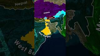 Indian States who shares border with 3 Neighbour Countries shorts [upl. by Florian842]