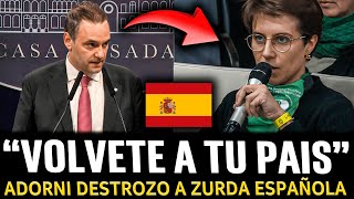 ¡ADORNI SE CANSO de las PREGUNTAS de los ZURDOS y le PUSO LOS PUNTOS [upl. by Nannek]