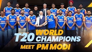 PM Modis interaction with World T20 Champions Indian Cricket Team [upl. by Thomas7]