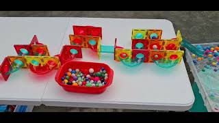 Magnetic Marble Run Madness Ultimate GravityDefying Race MarbleRun MagneticMarbles epicraces [upl. by Vera657]