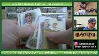 2022 Topps Allen amp Ginter Baseball Hobby 12 Box FULL CASE Break 1 [upl. by Nihi]