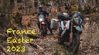 KTM 890 Adventure R in Frankreich Mitas e07 am Limit [upl. by Atinit903]