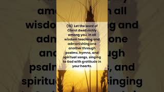 Sing to God with gratitude scripture thankful praise praiseandworship bibleverse bible god [upl. by Archaimbaud]