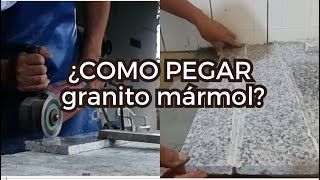 ¿COMO PEGAR Mármol en mesón para cocina soldadura automobile cocina casadelujo humor casas [upl. by Naired]