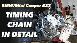 Timing Chain Replacement BMWMini B47 N47 B37 in detail Part 2 [upl. by Anerok]