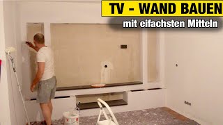 TV Wand selber bauen mit einfachsten Mitteln [upl. by Ynohtnanhoj]