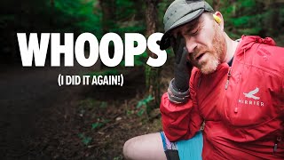 The Stupidest Trail Running Mistake Not Happy [upl. by Zaller733]