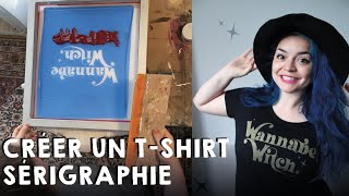 Sérigraphie ✮ Je crée mon premier tshirt sérigraphié pour vous [upl. by Cowan282]