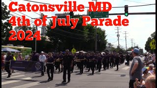 4th of July Parade Catonsville Maryland 2024 [upl. by Latini547]