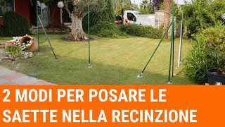 Tutorial Come posare gli angolari in una recinzione con le viti di fondazione [upl. by Cima]