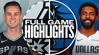 SPURS at MAVERICKS  FULL GAME HIGHLIGHTS  November 16 2024 [upl. by Julia]