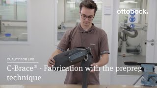 CBrace® Leg Orthosis  Fabrication with the prepreg technique 44  Ottobock [upl. by Adaline237]