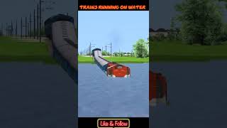 Trains running on water  Most Dangerous Railway Tracks  TRAIN SIMULATOR 2024  HintsGamerz [upl. by Talanian]