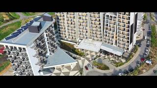 Nicosia Cyprus Drone tour  UNIC SIX residents U Residents [upl. by Airbma]