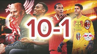 Liverpool in Champions League 101 highlights amp Goals UCL Start Before Facing Madrid 20242025 [upl. by Einhpets]