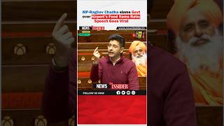 MPRaghav Chadhas fiery speech in Parliament over Airport Food rates [upl. by Laundes]