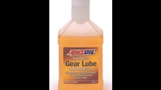 AMSOIL AGL SAE 80W90 Synthetic Gear Lubricant [upl. by Rhodie]