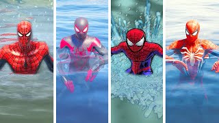 Evolution of Swimming in ALL SpiderMan Games 20042020 [upl. by Yablon770]