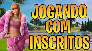 🔴FORTNITE AO VIVO COM INSCRITOS🔴 [upl. by Yelkrab19]