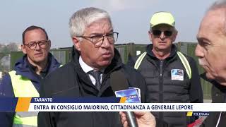 Taranto entra in consiglio maiorino cittadinanza a generale lepore [upl. by Aisset]