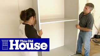 How to Install a Garage Storage System  This Old House [upl. by Liam]