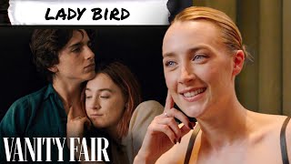 Saoirse Ronan Rewatches Little Women Lady Bird Atonement amp More  Vanity Fair [upl. by Gensler]