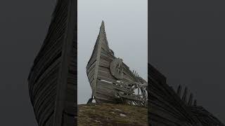 Norway Vardø  Drakkar Leviathan Sculpture [upl. by Naus]