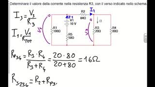 Legge di Ohm e Principi di Kirchhoff es 1 [upl. by Par256]