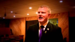 Elks Lodge Exalted Ruler Justin Phillips interview 3292014 [upl. by Yessydo]