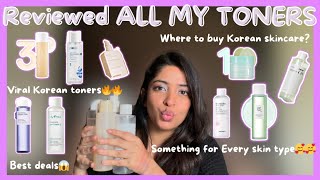 Reviewing VIRAL KOREAN TONERS🧴  Honest Review😍 youtube viralvideo korea [upl. by Anytsirk624]