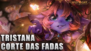 Tristana Corte das Fadas Skin Spotlight  League of legends [upl. by Carmencita]