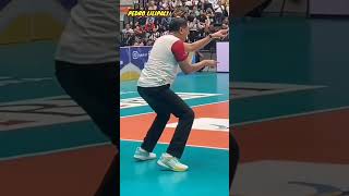 JOGET VIRAL COACH PEDRO LILIPALY INDONESIA ALL STAR VS RED SPARKS shorts redsparks megawati [upl. by Haziza]