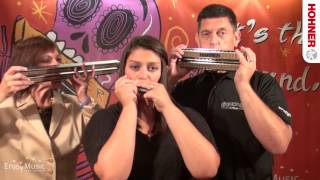 A Hohner Harmonica Trio  The Miklas Family [upl. by Nobe601]