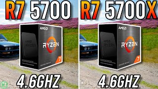 Ryzen 7 5700 vs Ryzen 7 5700X  Big Difference [upl. by Pauwles526]