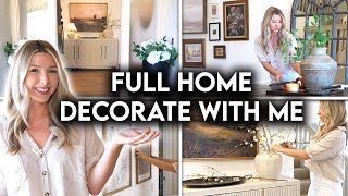 LAKE HOUSE DECORATE WITH ME  ENTRYWAY  DINING ROOM STYLING [upl. by Dhaf]